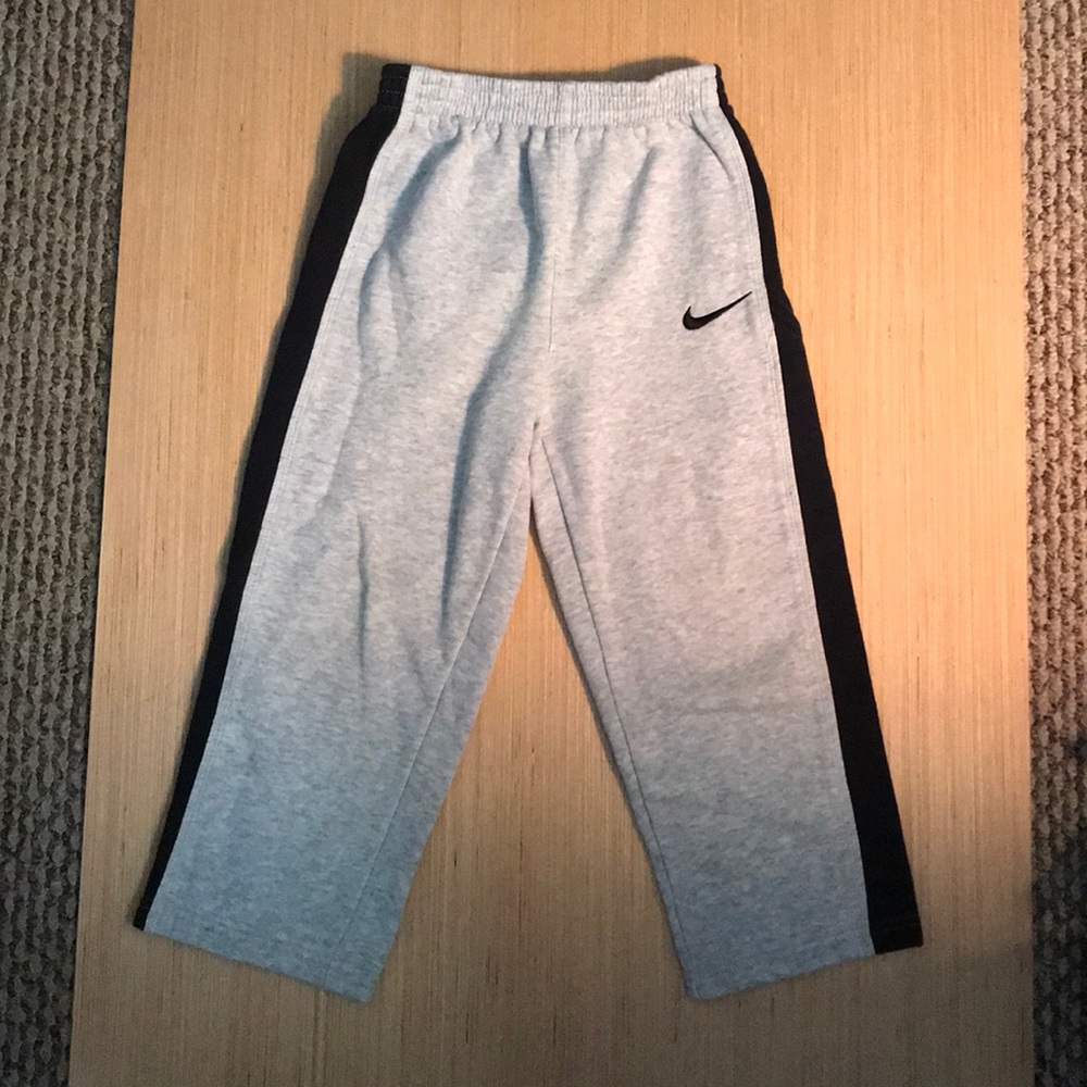 Black and grey boys Nike sweatpants